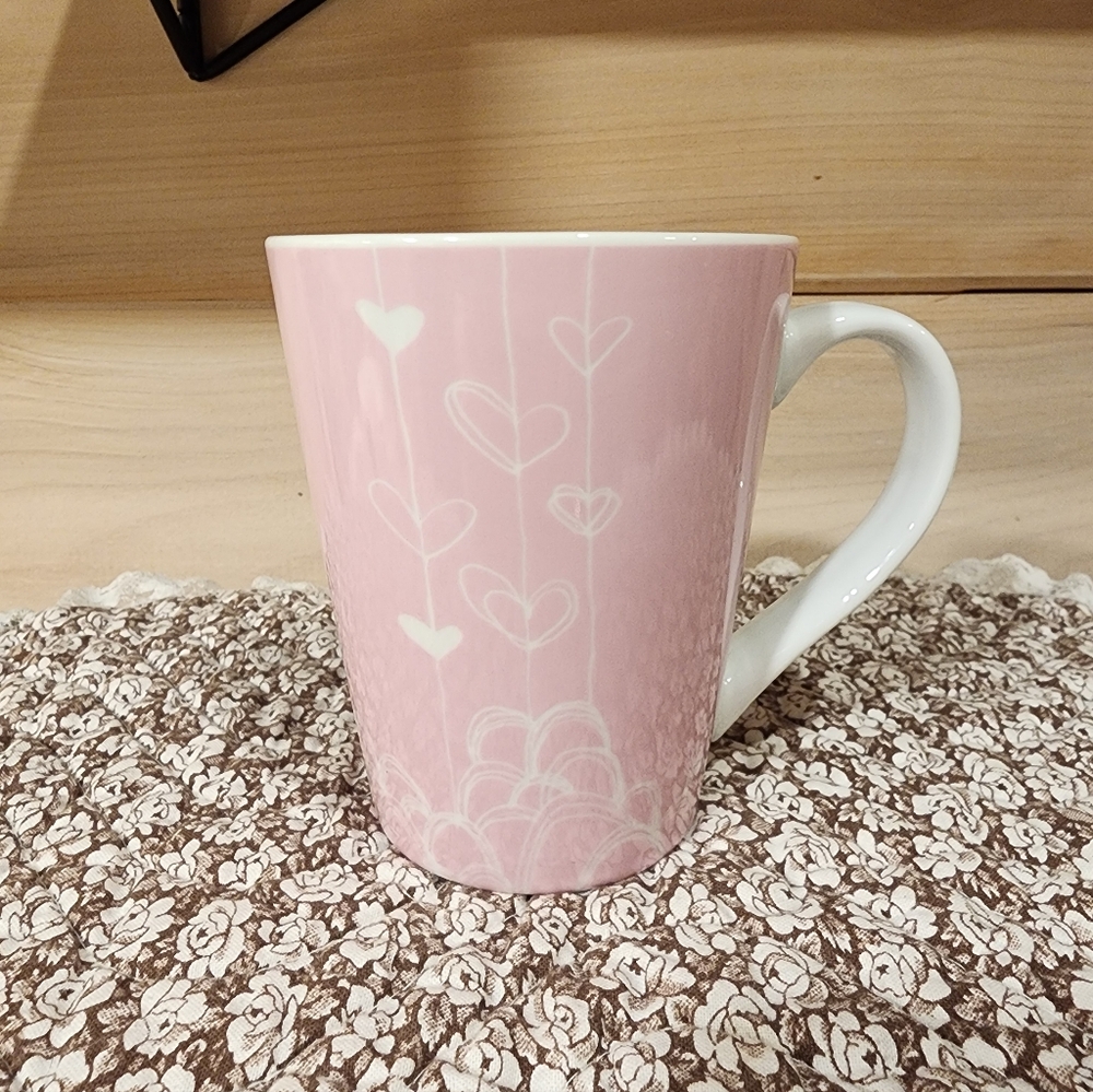 Starbucks Pink Heart Coffee Mug